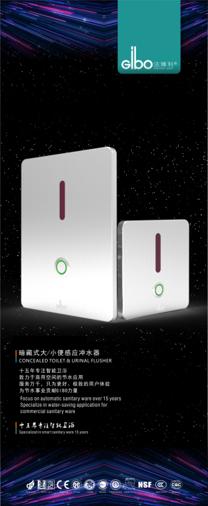 洁博利感应洁具 | 具有手动冲洗功能的感应冲洗阀